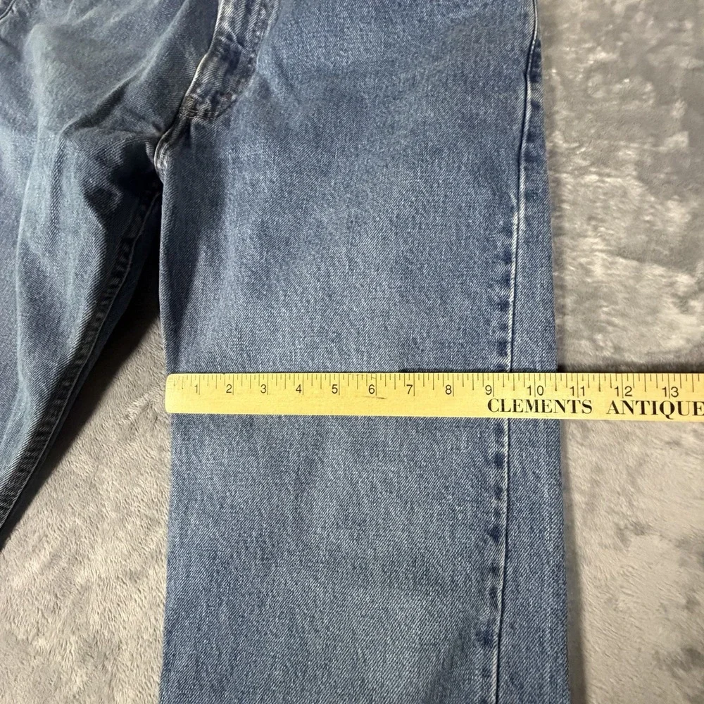 Vtg Levi's 505 Jeans Men's 34x32 Fit 32x32 Blue Denim Straight Leg Boot Y2K 90s